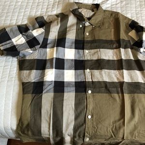 Burberry short sleeve shirt